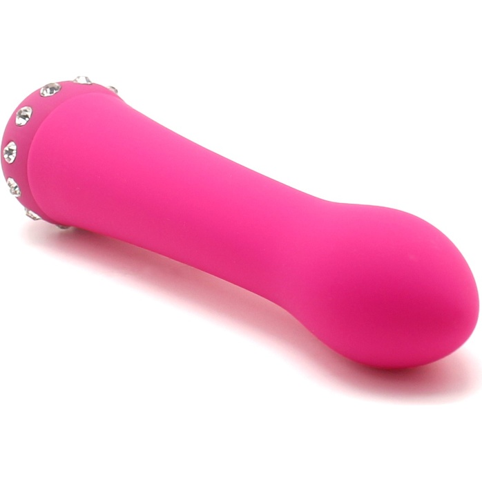 Розовый вибратор SPARKLE SUCCUBI BLISS CARESSING VIBE - 14,2 см. Фотография 5.