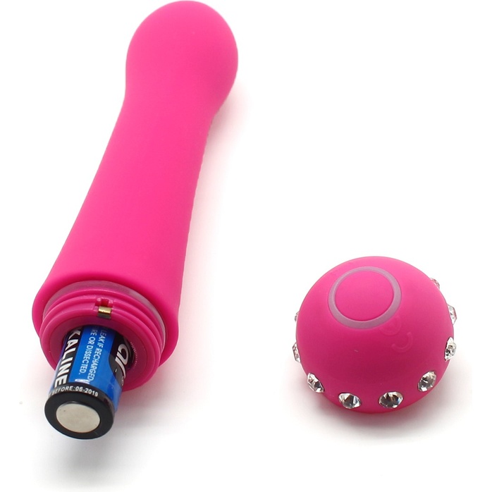 Розовый вибратор SPARKLE SUCCUBI BLISS CARESSING VIBE - 14,2 см. Фотография 6.