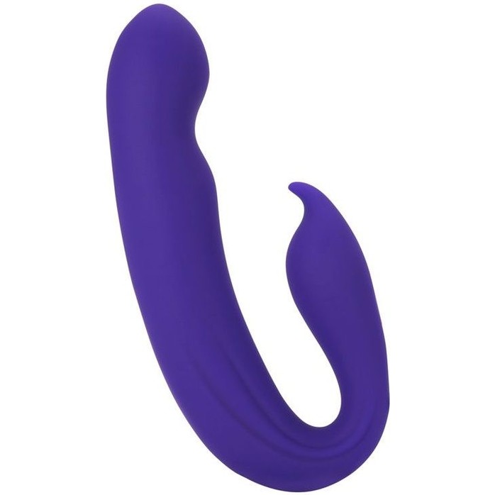 Фиолетовый вибратор G-Spot Dual Stimulator with Rolling Ball - 17,1 см