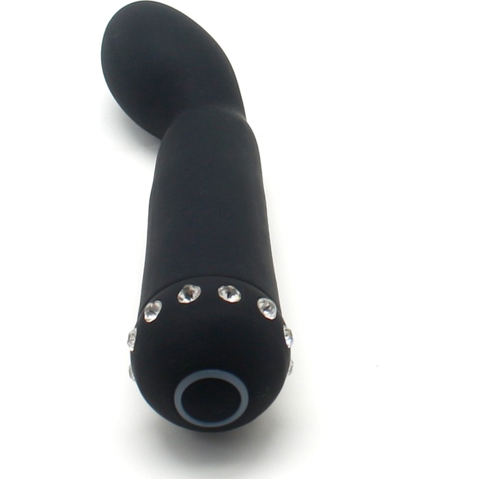 Черный вибратор SPARKLE SUCCUBI BLISS G VIBE - 14,2 см. Фотография 4.