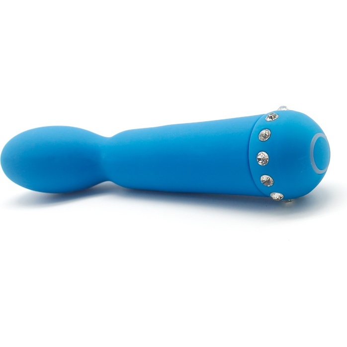 Голубой вибратор SPARKLE SUCCUBI BLISS G VIBE - 14,2 см. Фотография 3.