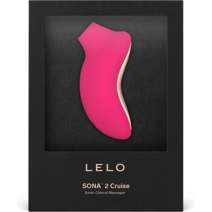 Розовый звуковой массажер клитора Lelo Sona 2. Фотография 4.