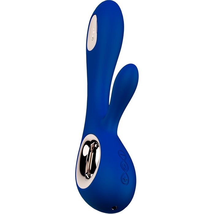 Синий вибратор-кролик Lelo Soraya Wave - 21,8 см. Фотография 8.