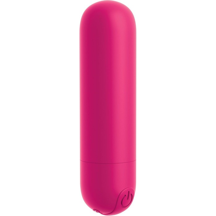Ярко-розовая перезаряжаемая вибропуля #Play Rechargeable Bullet - OMG!