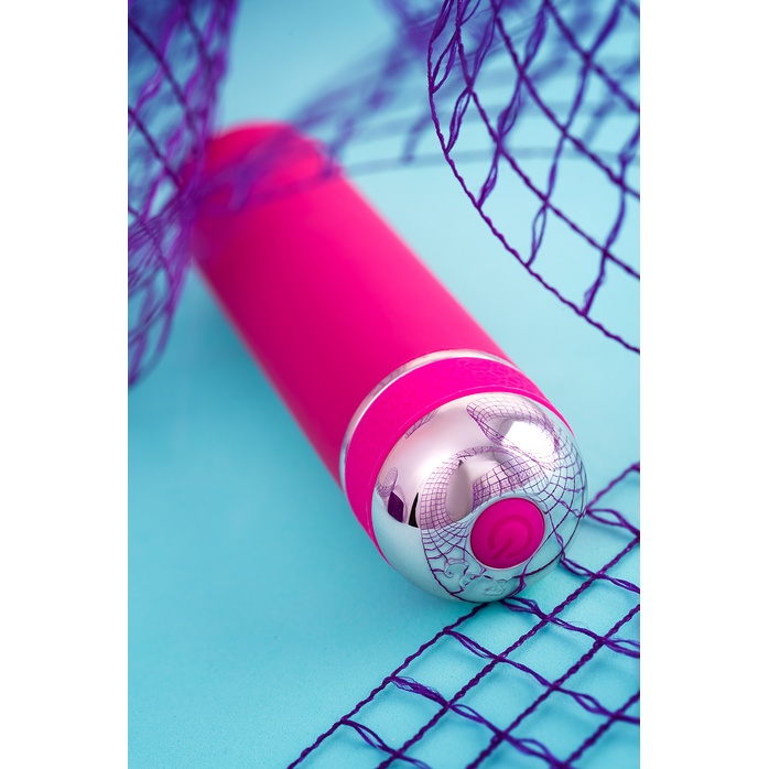 Розовый нереалистичный мини-вибратор Mastick Mini - 13 см. Фотография 8.