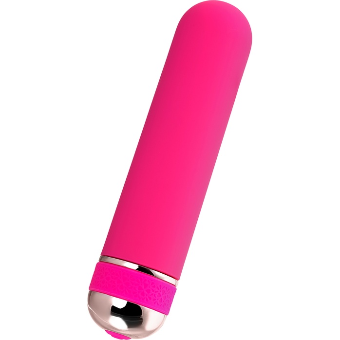 Розовый нереалистичный мини-вибратор Mastick Mini - 13 см