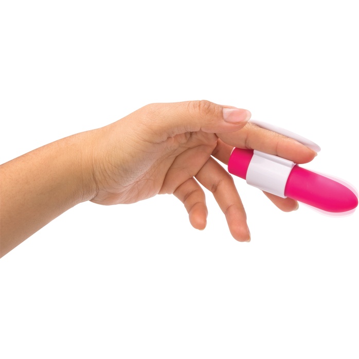 Гладкий мини-вибратор Charged Positive - 10 см. Фотография 3.