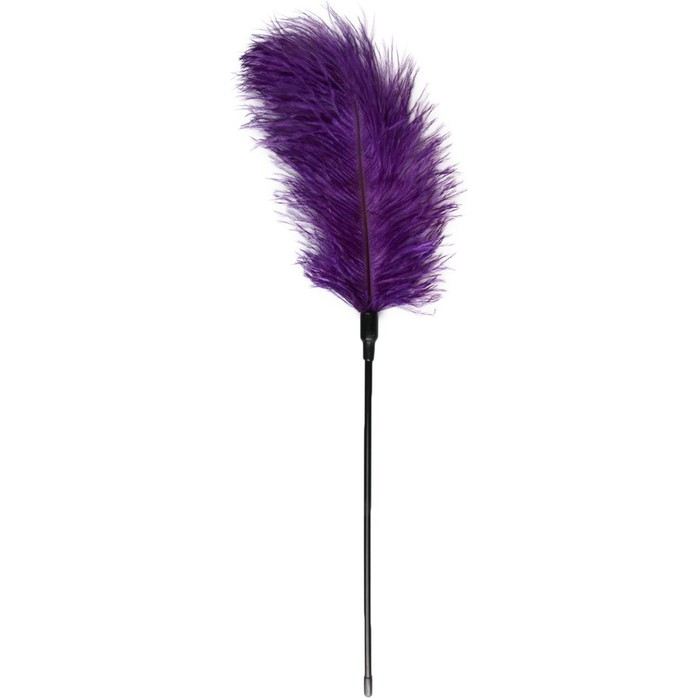 Тиклер с фиолетовыми перышками Feather Tickler - 54 см - Fetish Collection