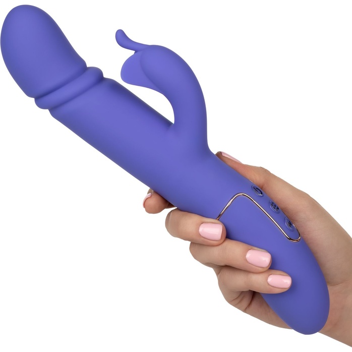 Фиолетовый вибратор-кролик Shameless Seducer - 25,5 см - Shameless. Фотография 2.