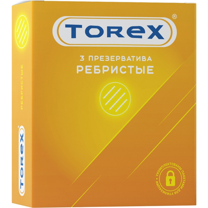 Текстурированные презервативы Torex Ребристые - 3 шт