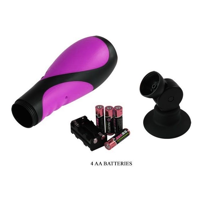 Фиолетовый вибромастурбатор Oral Sex Lover. Фотография 3.