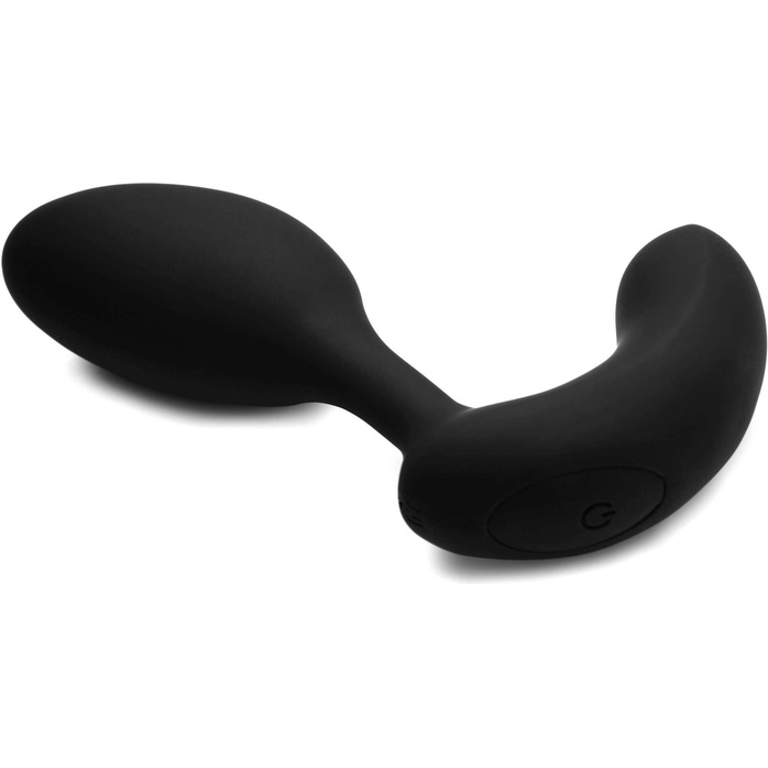 Черный стимулятор простаты 10X P-Flexer Prostate Stimulating Anal Butt Plug - 13,7 см - Alpha-Pro. Фотография 2.
