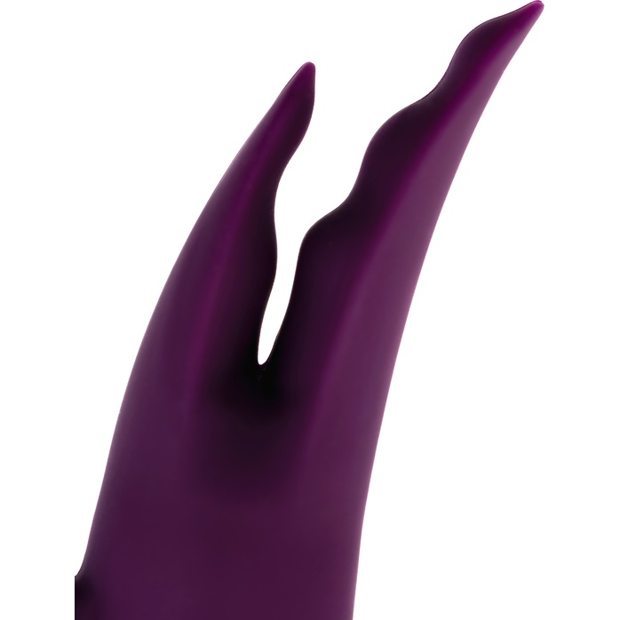 Фиолетовая вибронасадка на палец JOS Tessy - 9,5 см. Фотография 10.