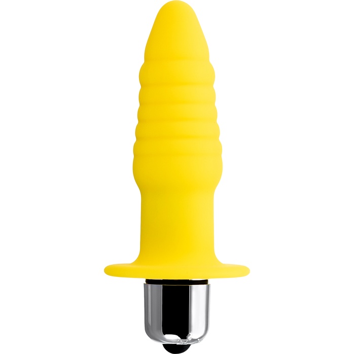 Желтая анальная вибровтулка Lancy - 11 см - ToDo. Фотография 6.