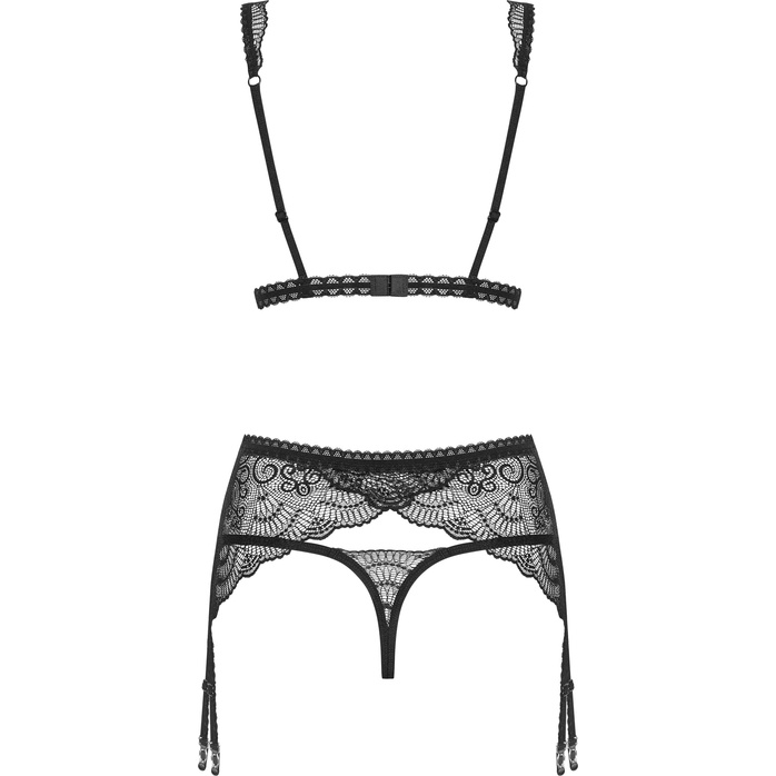 Роскошный кружевной комплект нижнего белья Firella с поясом - Sexy. Фотография 4.