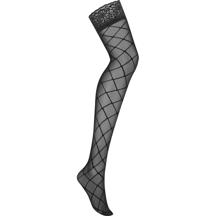 Стильные чулочки с ромбовидным узором - Sexy. Фотография 5.