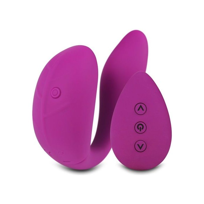 Фиолетовый вибратор для пар O-Sensual Double Rush