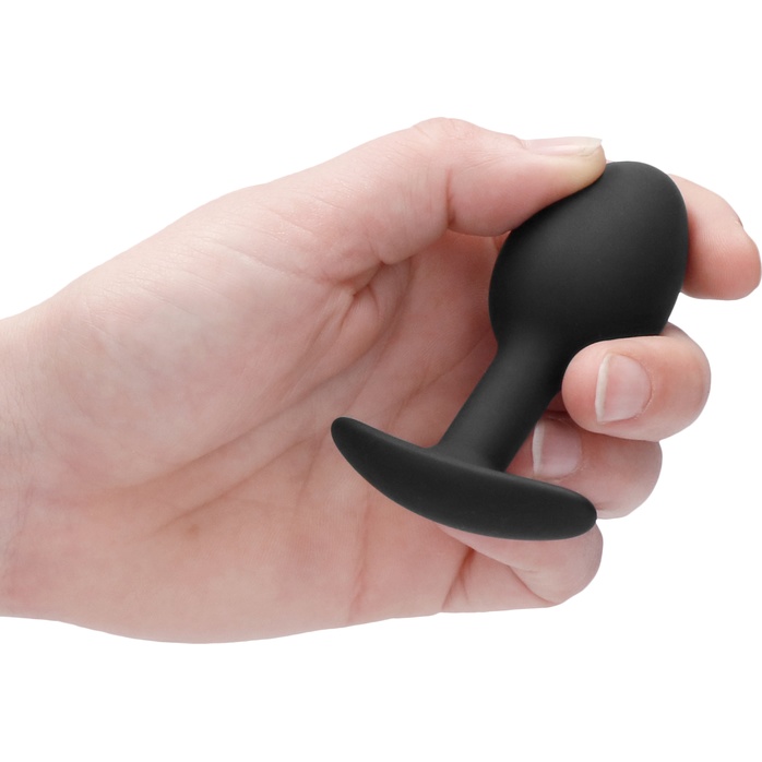Черная анальная пробка N 89 Self Penetrating Butt Plug - 8,3 см - Sono. Фотография 2.