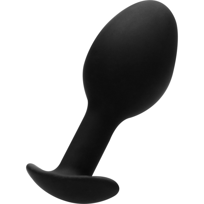 Черная анальная пробка N 89 Self Penetrating Butt Plug - 8,3 см - Sono