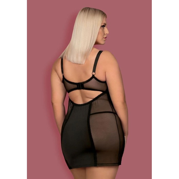 Облегающая сорочка Amallie с полупрозрачными вставками - Sexy. Фотография 2.