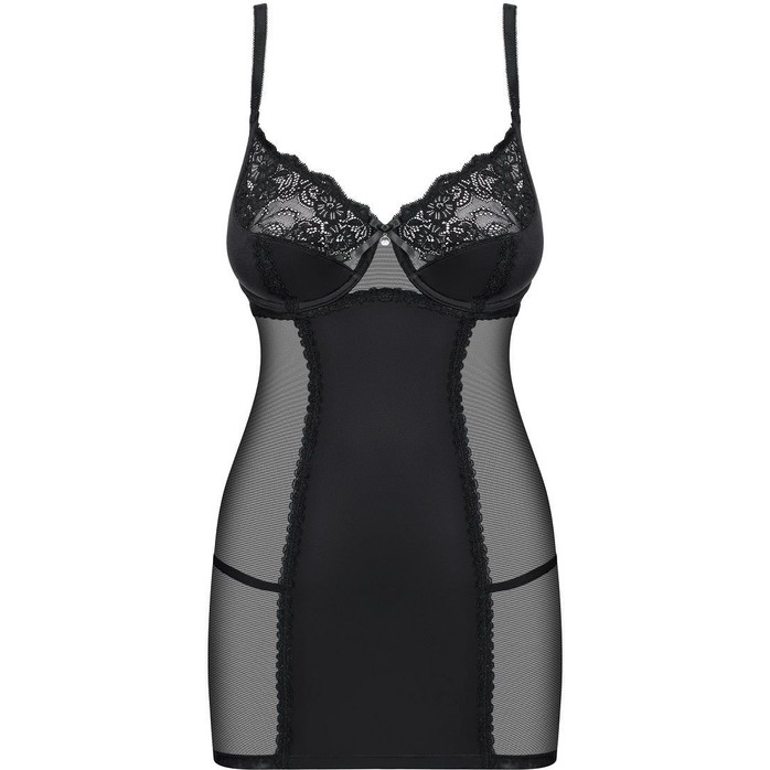 Облегающая сорочка Amallie с полупрозрачными вставками - Sexy. Фотография 3.