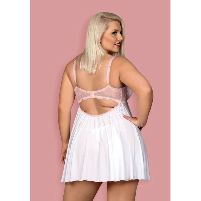 Восхитительный коротенький беби-долл Girlly с кружевом - Sexy. Фотография 2.