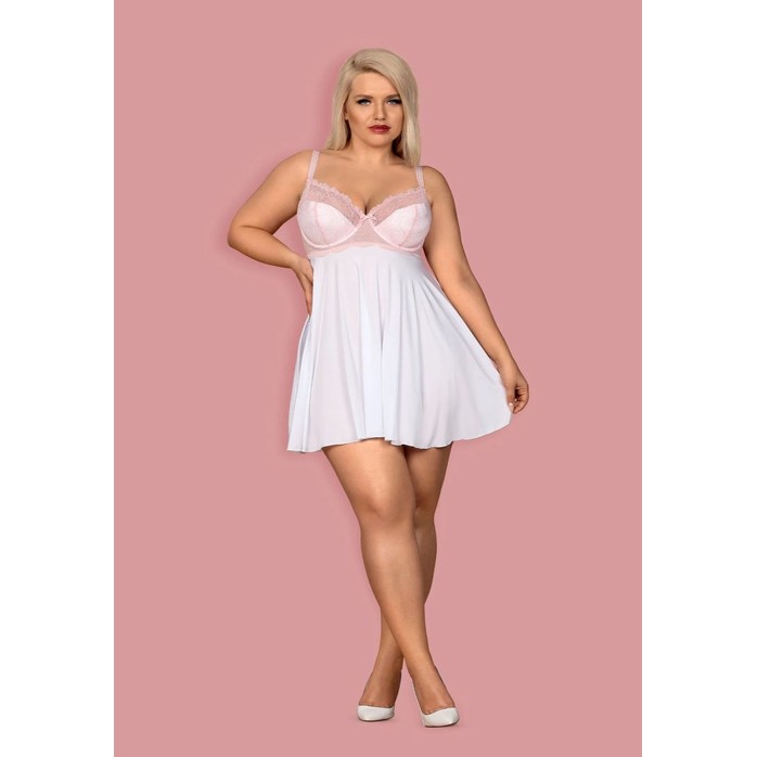 Восхитительный коротенький беби-долл Girlly с кружевом - Sexy. Фотография 3.