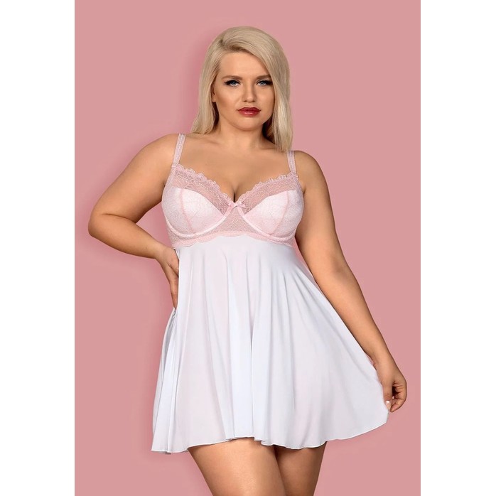 Восхитительный коротенький беби-долл Girlly с кружевом - Sexy