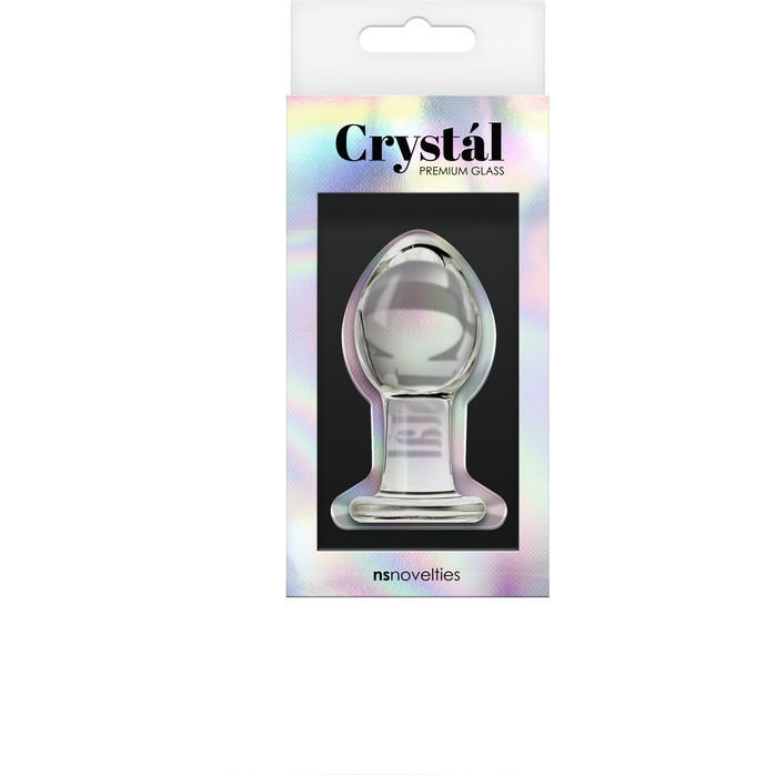 Прозрачная анальная пробка Crystal Medium - 7,6 см - Crystal. Фотография 2.