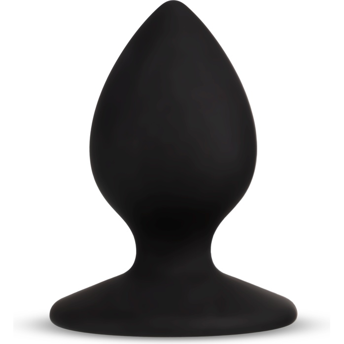 Черная анальная пробка Slut Plug - 6,3 см - Temptasia