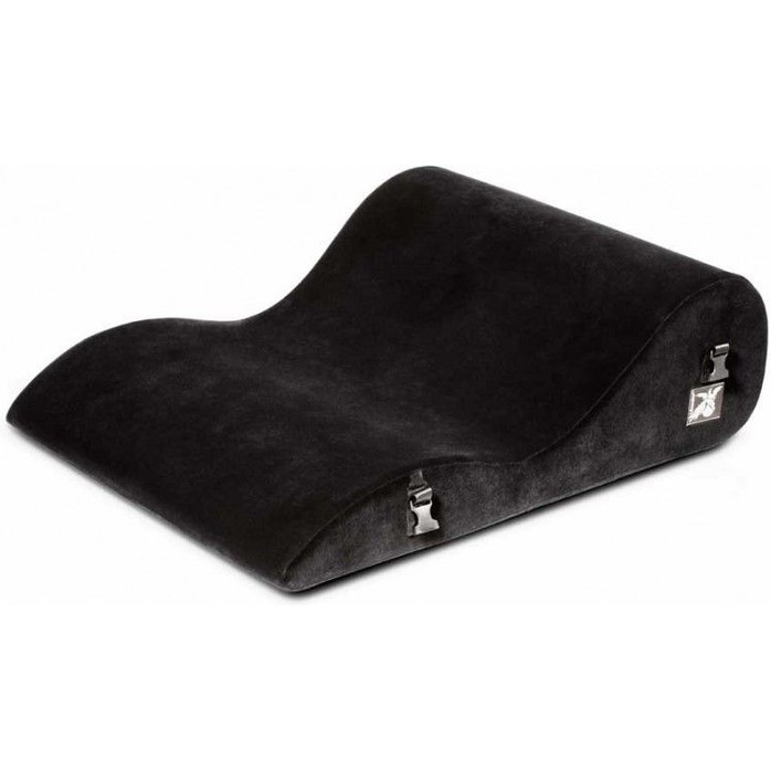 Чёрная подушка для секса Liberator Retail Hipster с креплениями