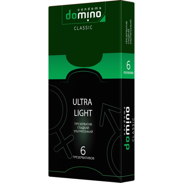 Супертонкие презервативы DOMINO Classic Ultra Light - 6 шт - Domino Classic