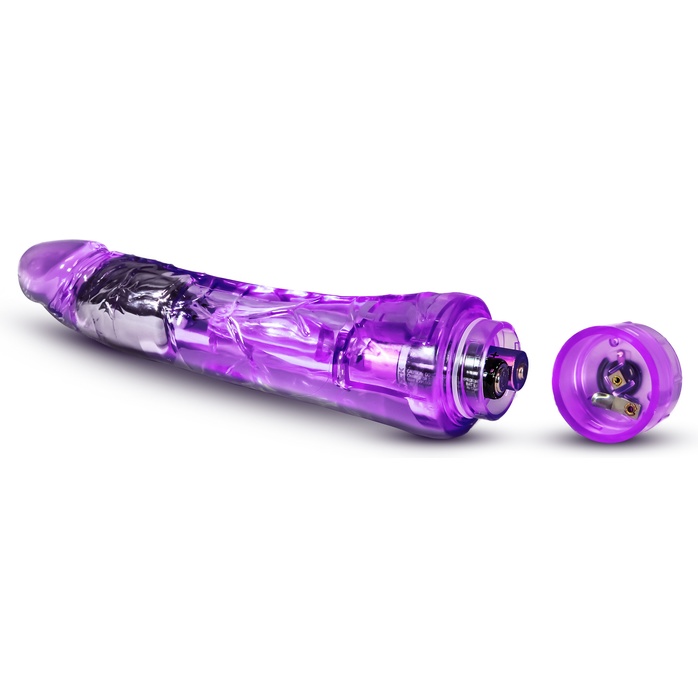 Фиолетовый вибратор-реалистик Mambo Vibe - 22,8 см - Naturally Yours. Фотография 3.