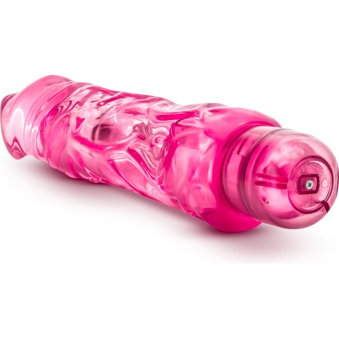 Розовый вибратор-реалистик Wild Ride - 23,5 см - Naturally Yours. Фотография 4.