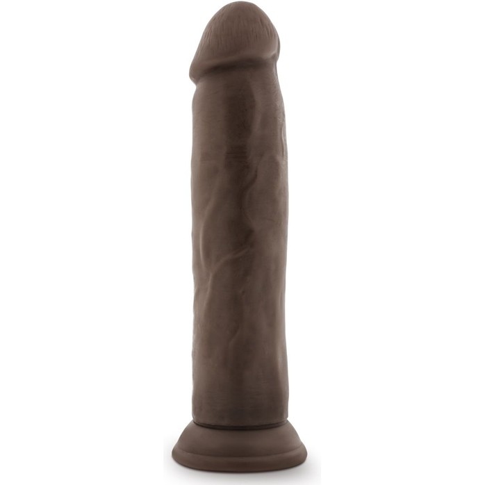 Коричневый фаллоимитатор 9.5 Inch Cock - 22 см - Dr. Skin 