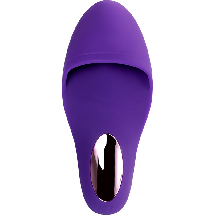 Фиолетовый клиторальный стимулятор Swizzy. Фотография 4.