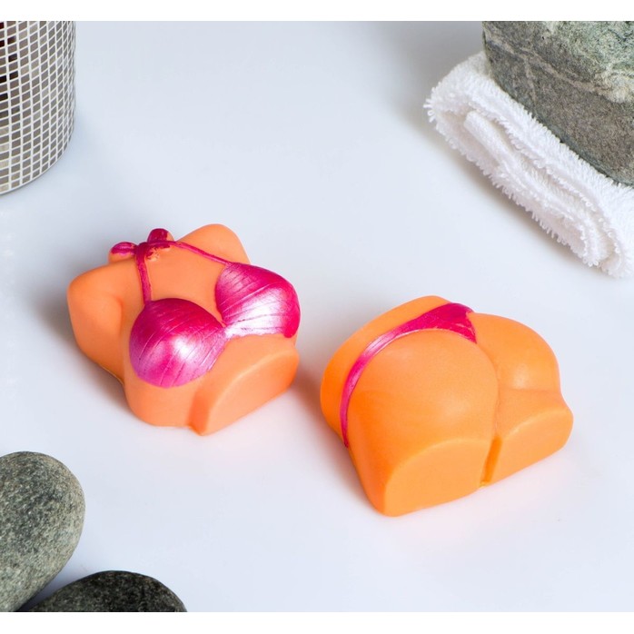 Набор фигурного мыла Женские формы - 130 гр - Мыльные штучки. Фотография 2.