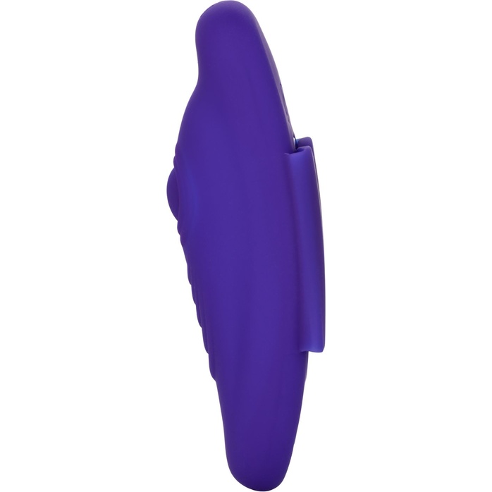 Фиолетовый стимулятор в трусики Lock-N-Play Remote Pulsating Panty Teaser. Фотография 5.