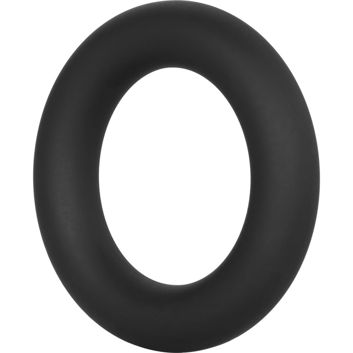 Черное эрекционное кольцо Link Up Ultra-Soft Verge - Rings!. Фотография 2.