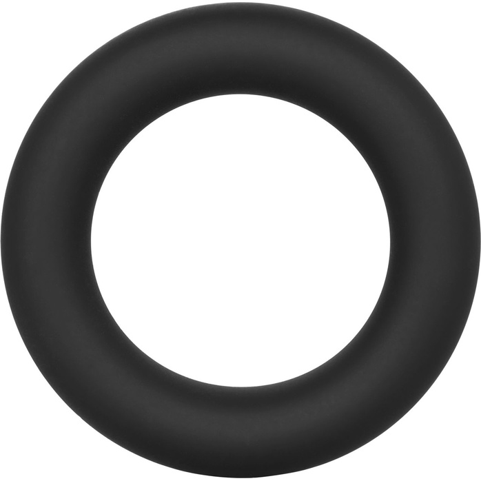 Черное эрекционное кольцо Link Up Ultra-Soft Verge - Rings!