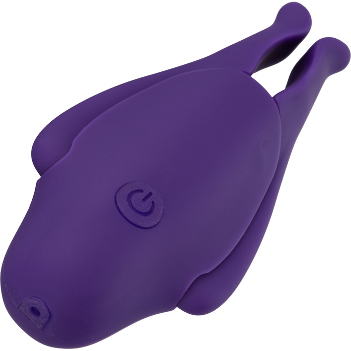 Фиолетовые виброзажимы для сосков Nipple Play Rechargeable Nipplettes - Nipple Play. Фотография 4.