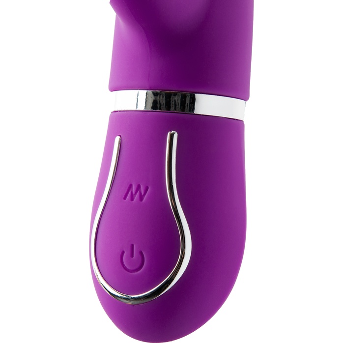 Фиолетовый вибратор-кролик MAGIC BUNNY с ушкакми - 22 см - Vibes of Love. Фотография 5.