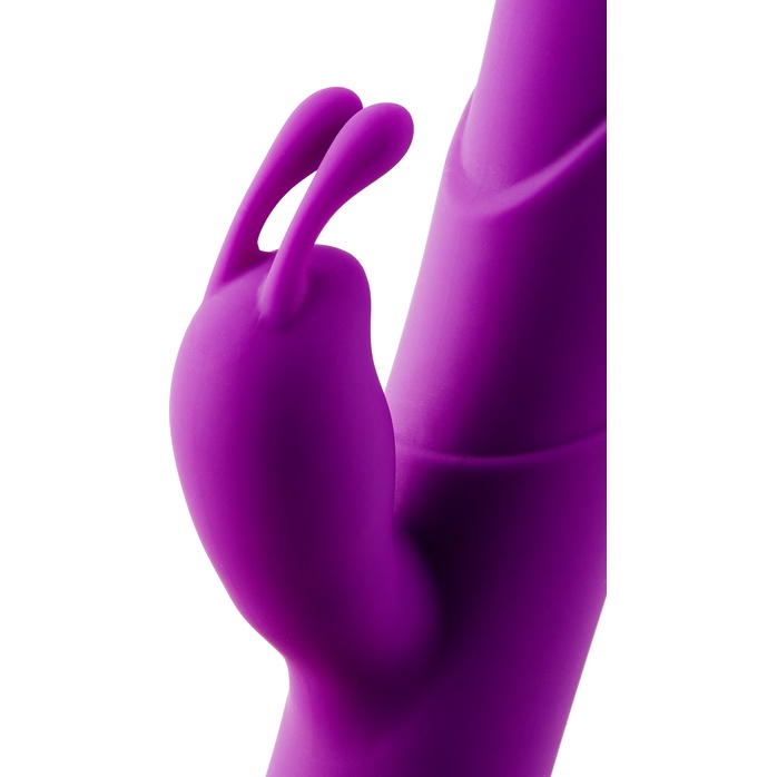 Фиолетовый вибратор-кролик FLORAL FANTASY с ушками - 22 см - Vibes of Love. Фотография 4.