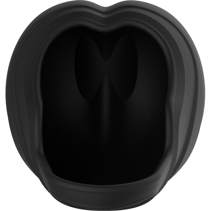 Черный подхват для мошонки с вибрацией VIBRATING SCROTUM TEASER - Mr Pleasure. Фотография 4.