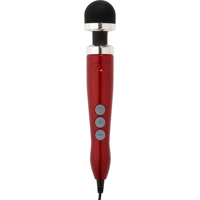 Красный вибратор Doxy Number 3 - 28 см