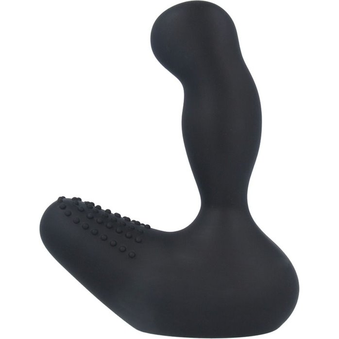 Черная насадка на вибратор Doxy для массажа простаты Prostate Massager. Фотография 2.