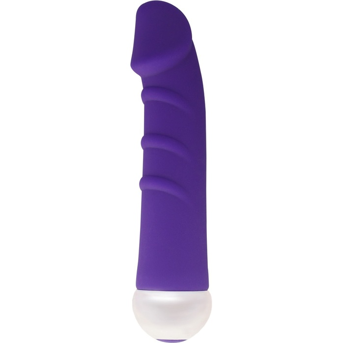 Фиолетовый вибратор FASHION SUCCUBI - 14,5 см