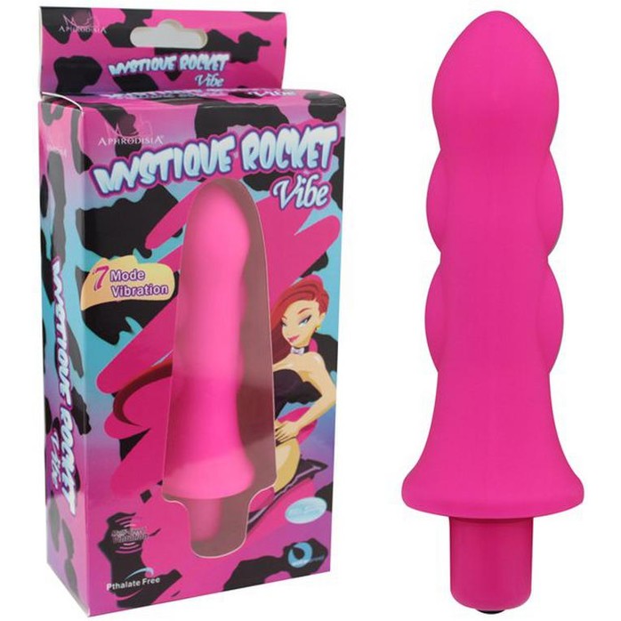 Розовый мини-вибратор Mystique Rocket Vibe - 12,7 см. Фотография 2.