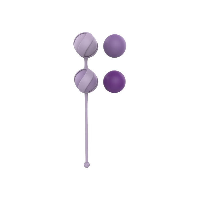 Набор из 4 фиолетовых вагинальных шариков Valkyrie - Love Story. Фотография 2.