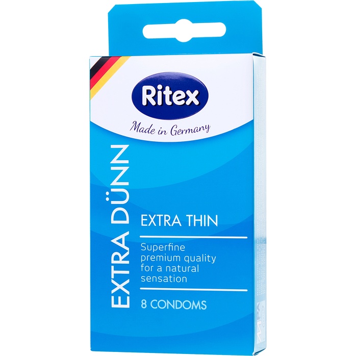 Ультратонкие презервативы RITEX EXTRA DUNN - 8 шт